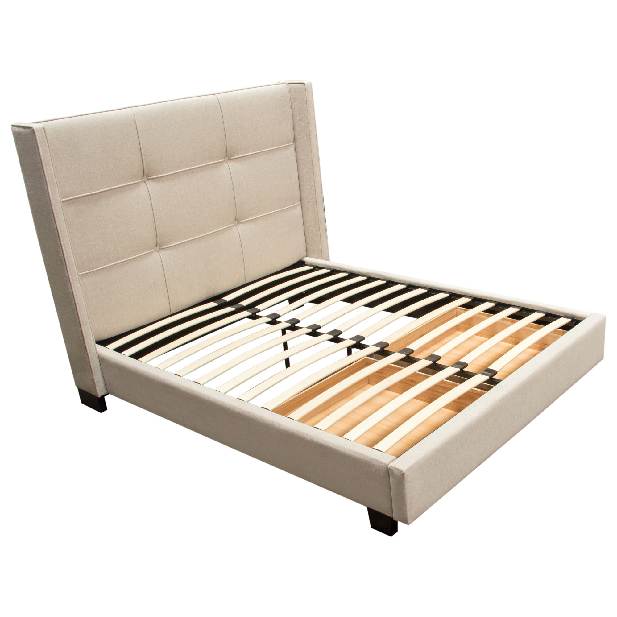 Diamond Sofa Beverly Queen Bed With Integrated Footboard Storage Unit