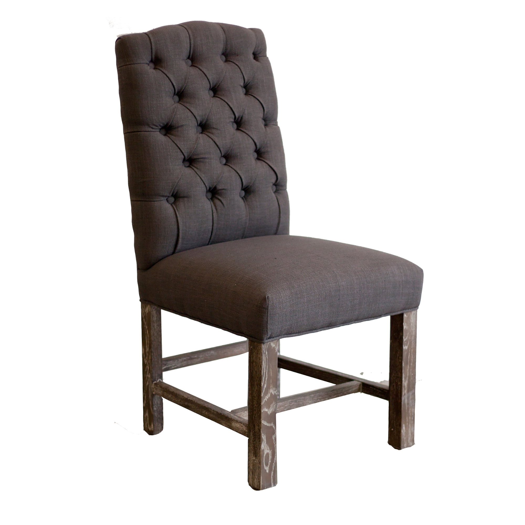 York Dining Chair Charcoal Grey & Oak Legs Kitchen & Dining Chairs