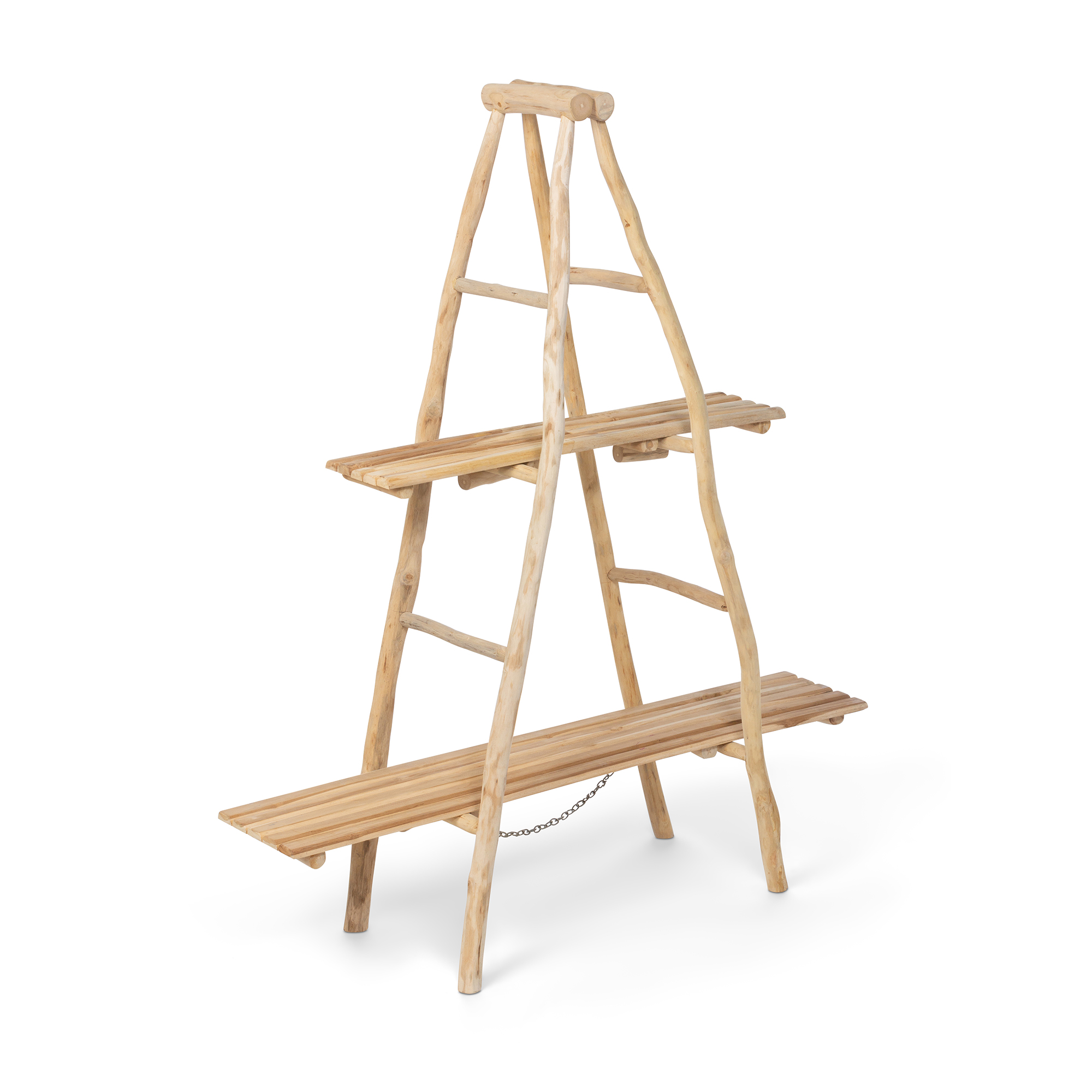 Natural Ladder Display Shelf Wall & Display Shelves