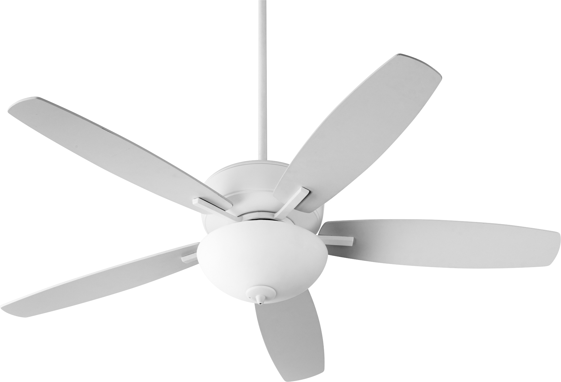 Transitional Studio White Ceiling Fan In Studio White Finish Breeze