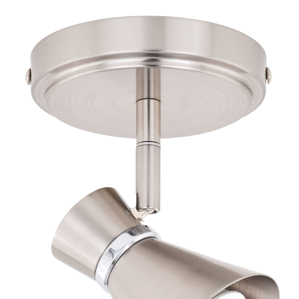 Vaxcel Alto 1 Light Led Brushed Nickel Adjustable Ceiling Spot Light