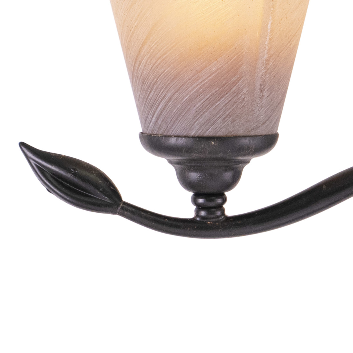 Vaxcel Capri 3 Light Bronze Rustic Vine Bathroom Vanity Fixture Cp